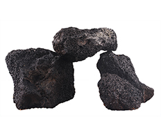 Декорация природная PRIME Черный вулканический камень M 10-20 см, шт
